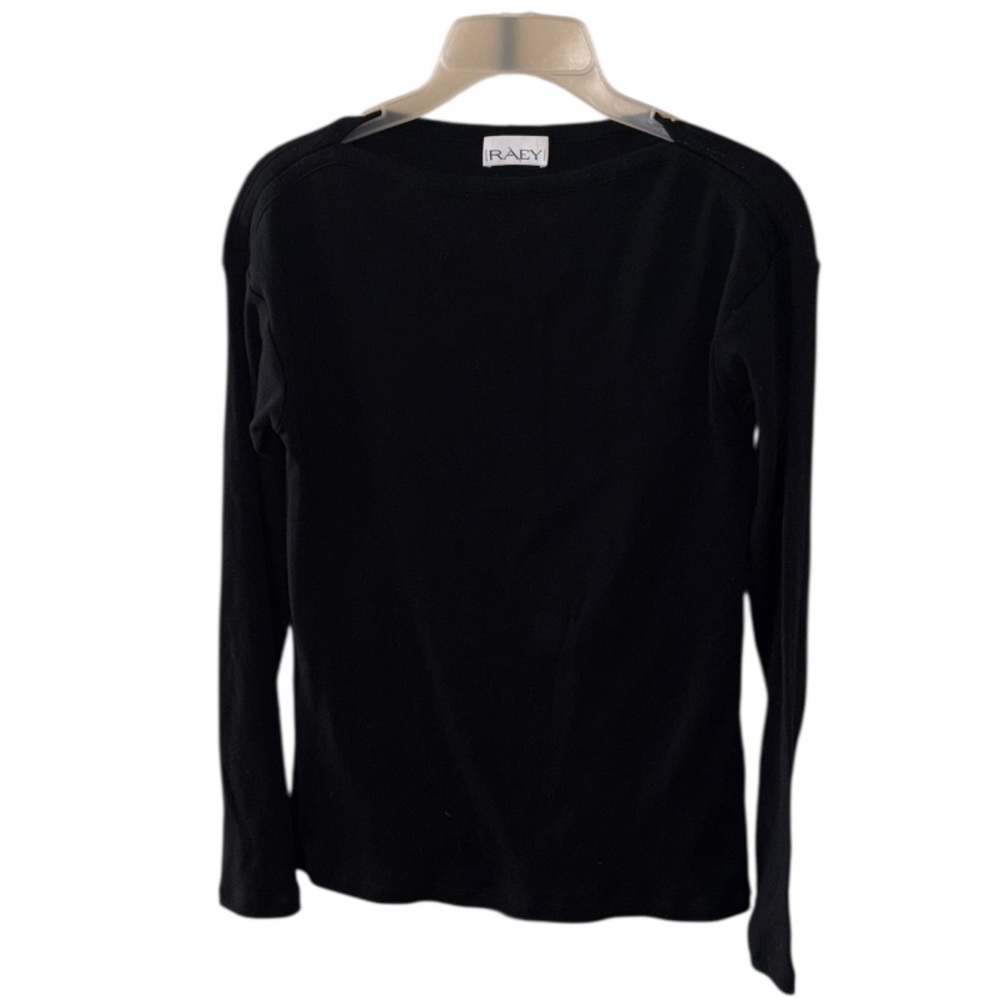 Raey Black Long Sleeve Tee